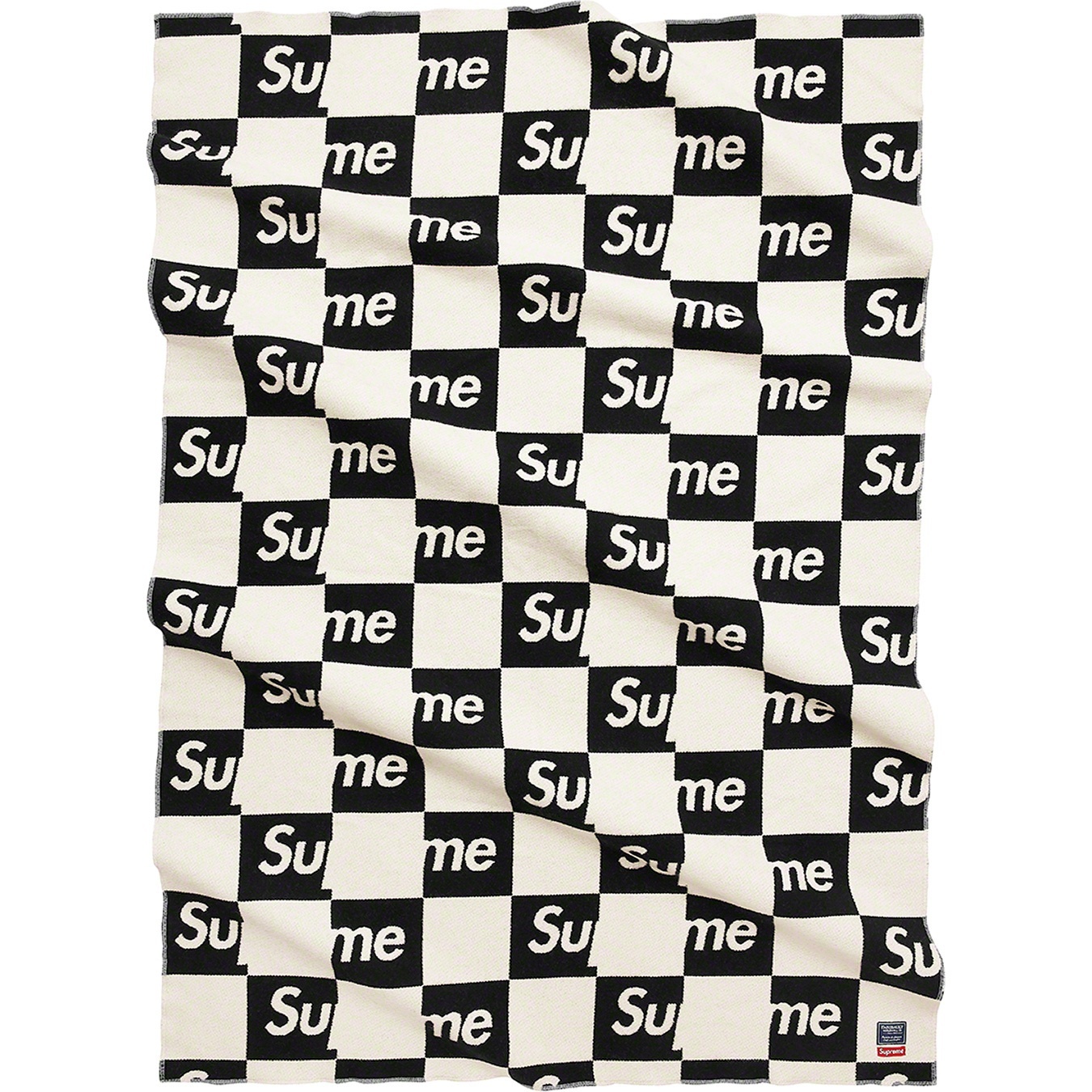 Supreme®/Faribault Woolen Mill Checkerboard Wool Throw view 3